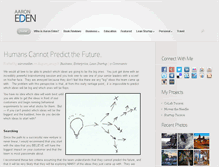 Tablet Screenshot of aaroneden.com